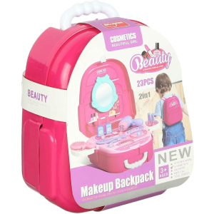 Aaojiani-Makeup-Backpack-for-Kids-23-Pieces---Pink-B093GCSTFG